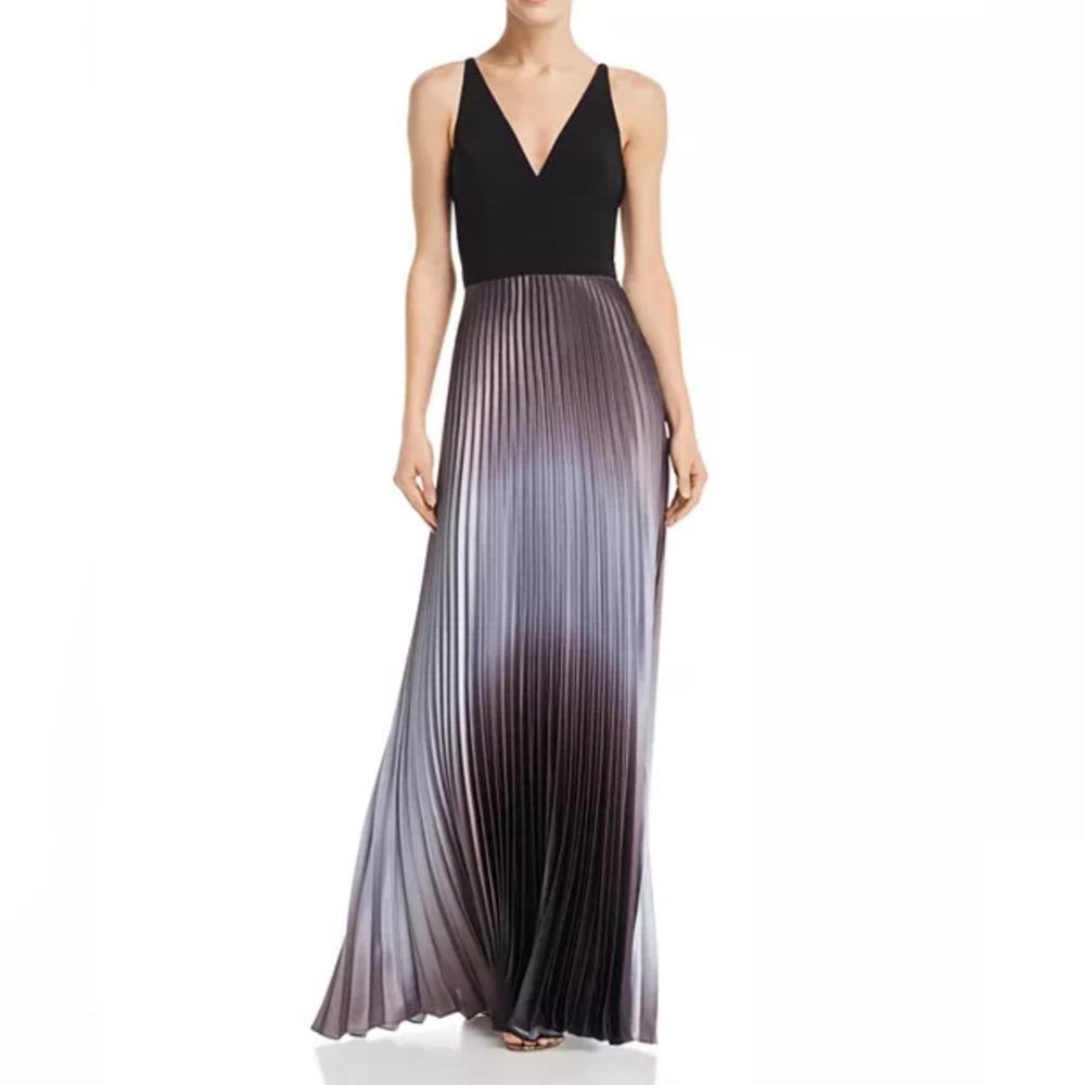 Aqua Gray Maxi Dress